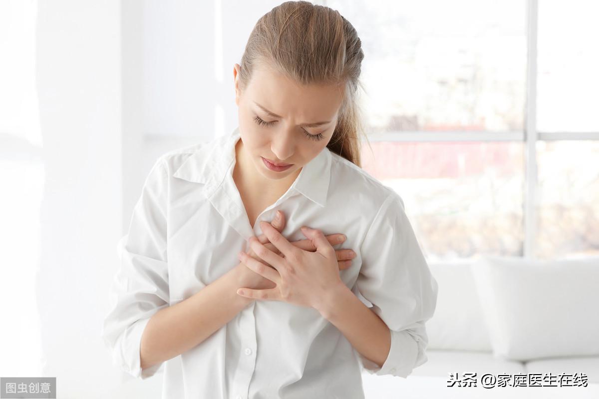 两胸中间凹陷处隐疼，或与5种疾病有关